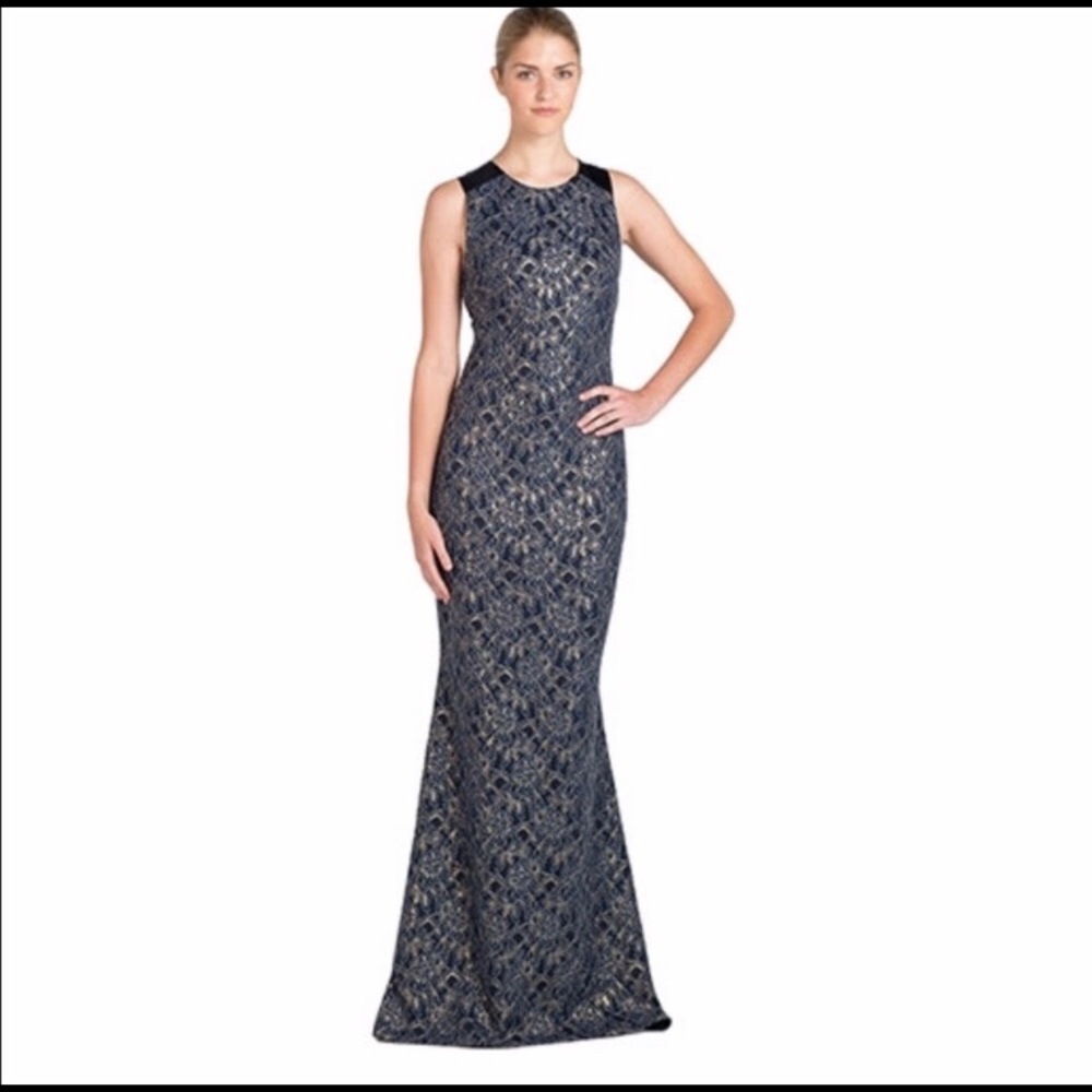 EUC Badgley Mischka formal dress, size 16